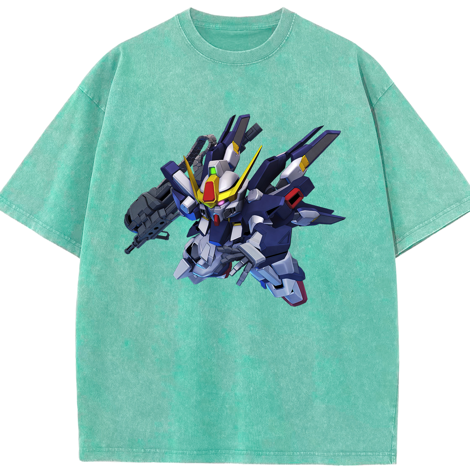 （画像用） 機動戦士ガンダム Mobile Suit Gundam 綿100% ヴィンテージ風 半袖Tシャツ（フロントプリント）